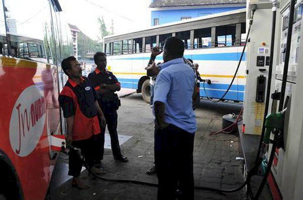 The public can now refuel from KSRTC pumps
