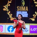 best actress Rashmika Mandanna at SIIMA 2021 photos