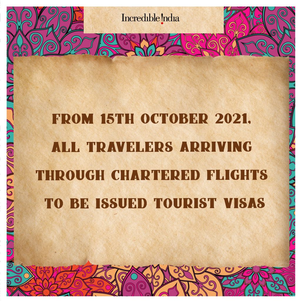 tourists allowed in India
