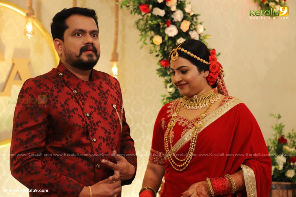 Apsara Serial Actress Wedding Reception Photos 004