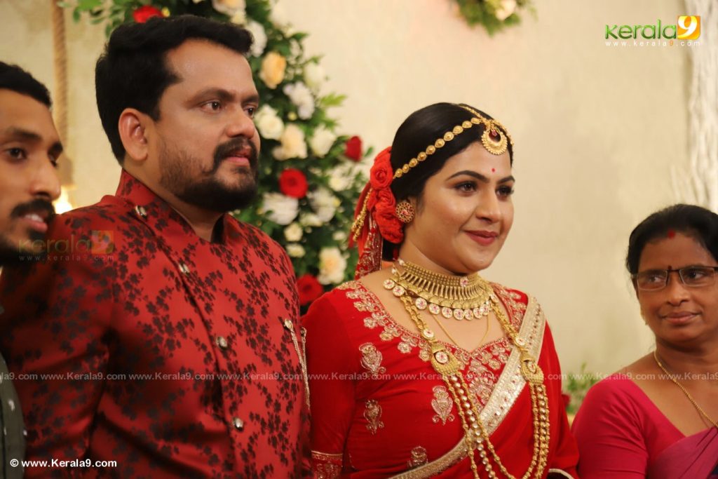 Apsara Serial Actress Wedding Reception Photos 007