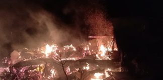 BSF tent fire