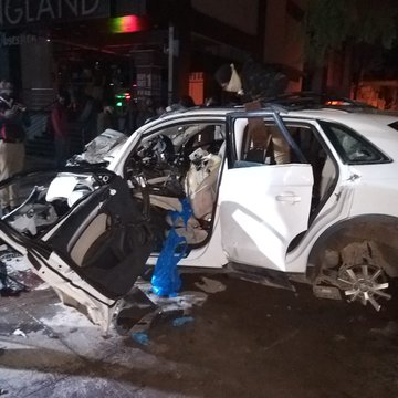 Bangalore car crash