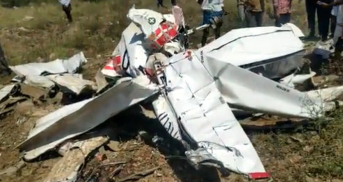 helicopter crash Telangana