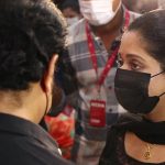 kavya madhavan at kpac lalitha funeral photos 009