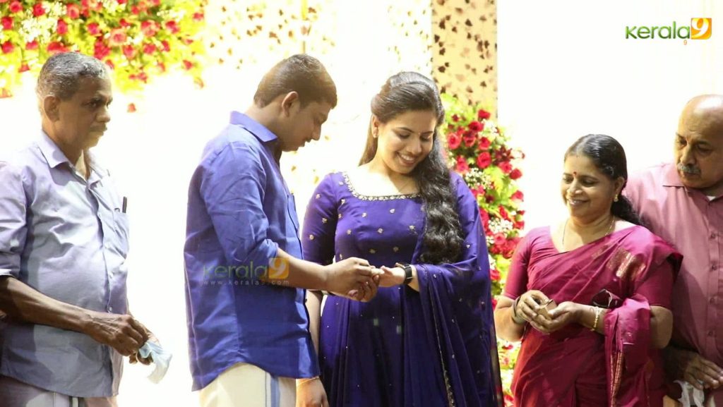 arya rajendran sachin dev engagement photos 003