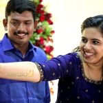 arya rajendran sachin dev engagement photos 006