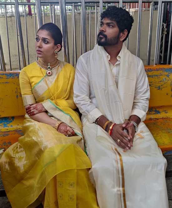 Nayanthara And Vignesh Shivan At Tirupati After Marriage Photos 007