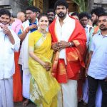 Nayanthara And Vignesh Shivan At Tirupati After Marriage Photos