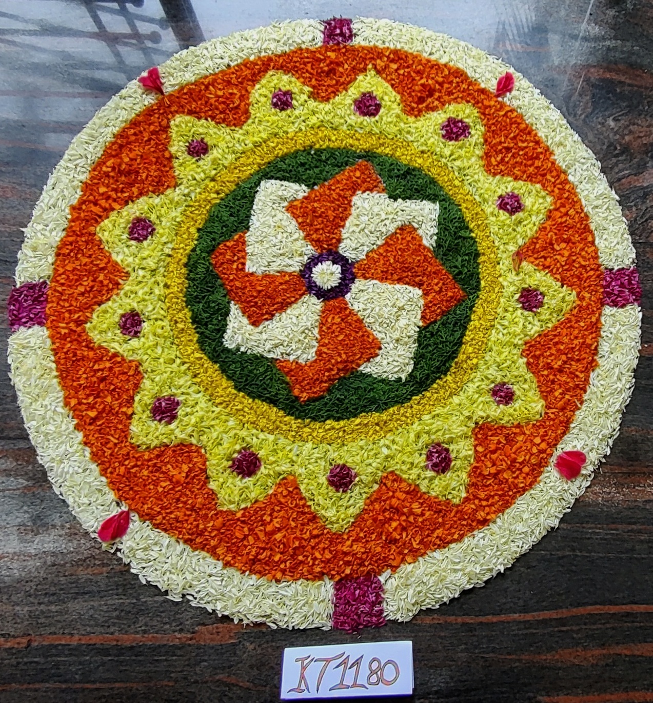 Simple Onam Pookalam Designs 2022 001 - Kerala9.com