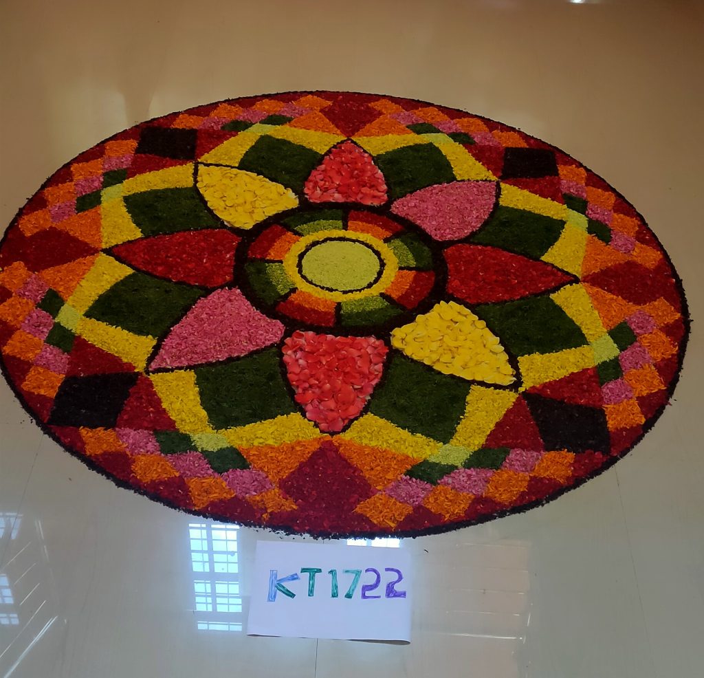 Onam Pookalam || Simple Onam Pookalam || Onam Kolam Rangoli || Onam Rangoli  Designs || Rangoli - … | Pookalam design, Onam pookalam design, Colorful  rangoli designs