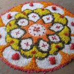 simple onam pookalam designs 2022 008