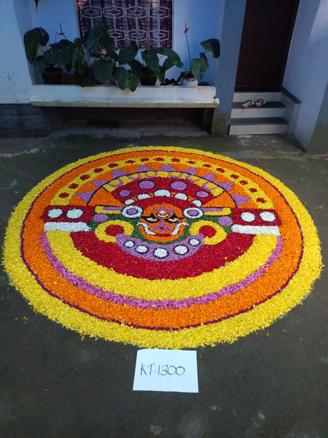 simple onam pookalam designs 2022 010