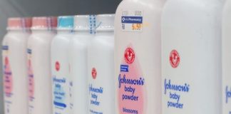 Johnson and Johnson baby powder