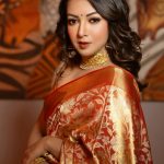 catherine tresa in pattu saree photos 001