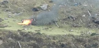 Helicopter crashes