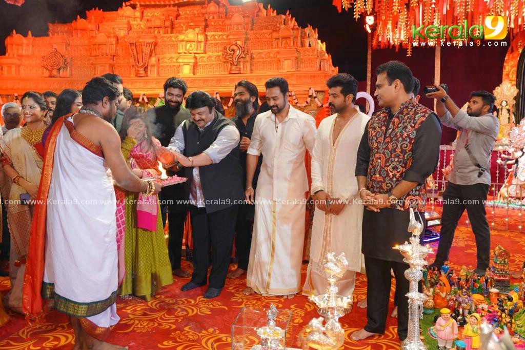 celebrities at kalyanaraman family navratri puja celebration 2022 photos
