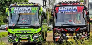 tourist buses