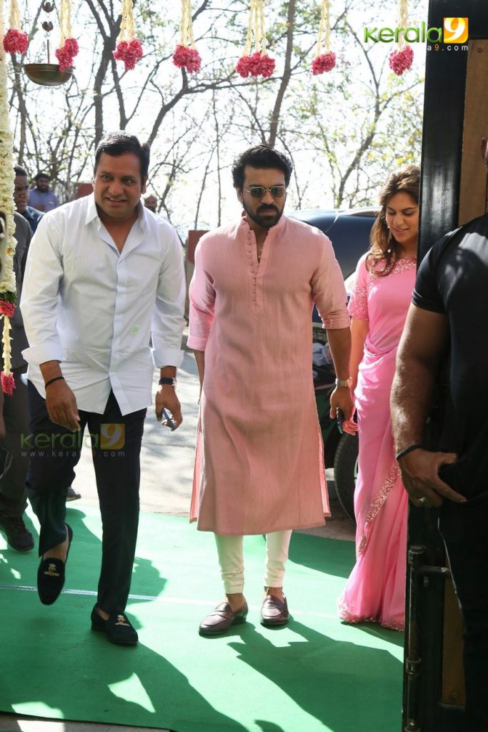 Ram Charan and wife at Sharwanand Engagement Photos 001