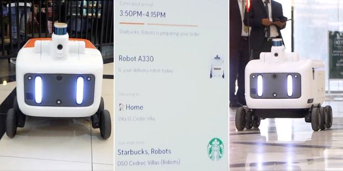 Robots for food delivery in Dubai