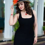 honey rose latest images in black dress 051