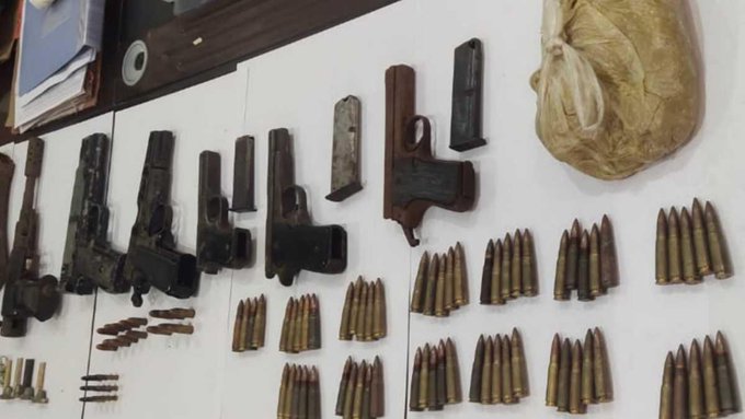 weapons found in Assam