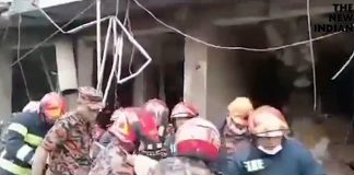 Blast in Dhaka