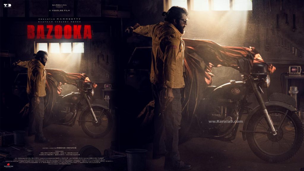 Mammootty's Bazooka First Look Poster Out! 1 bazooka mammootty movie poster