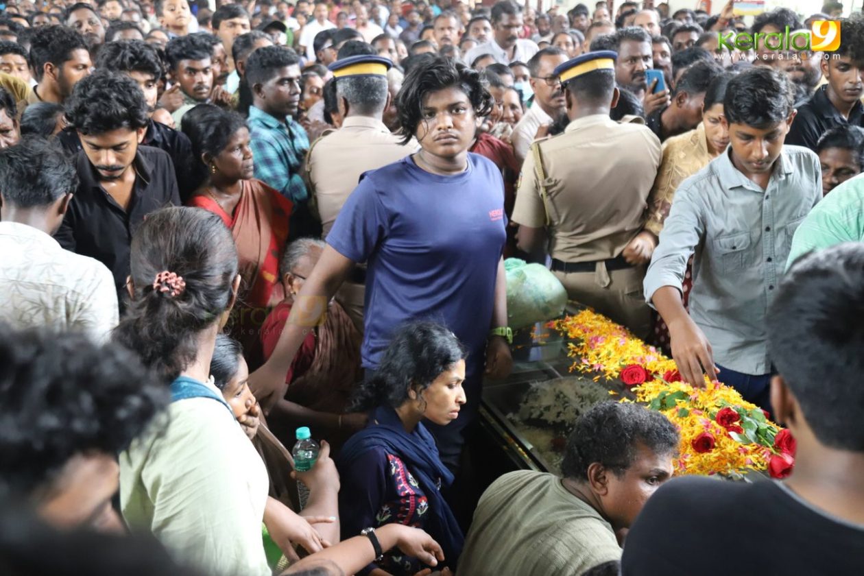 Kollam Sudhi Funeral Photos - The funeral of mimicry artist and