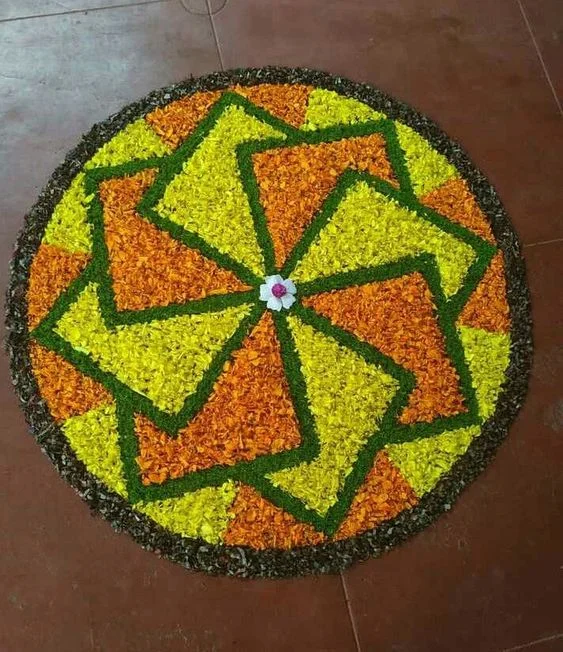 onam pookalam simple designs 2023