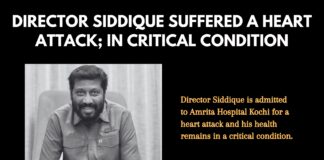 Director Siddique suffered a heart attack; in critical condition 1