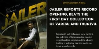 Jailer Reports Record Opening, Beats the First Day Collection of Varisu and Thunivu. 1