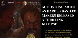 ACTION KING ARJUN AS HAROLD DAS: LEO MAKERS RELEASED A THRILLING GLIMPSE 1