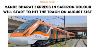 Indian Railways Vande Bharat Express Started To Hit The Track In Saffron Colour 1