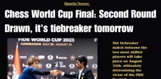 Add Chess World Cup Final Updates: Second Round Drawn, it's tiebreaker tomorrow a heading 1