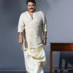 mohanlal in kerala style mundu and kurta photos