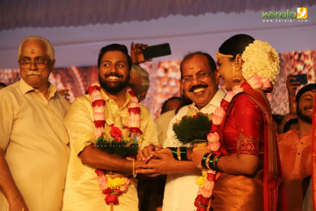 BJP leader AN Radhakrishnan daughter wedding photos