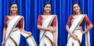 How to Wear Settu Mundu in Kerala Style
