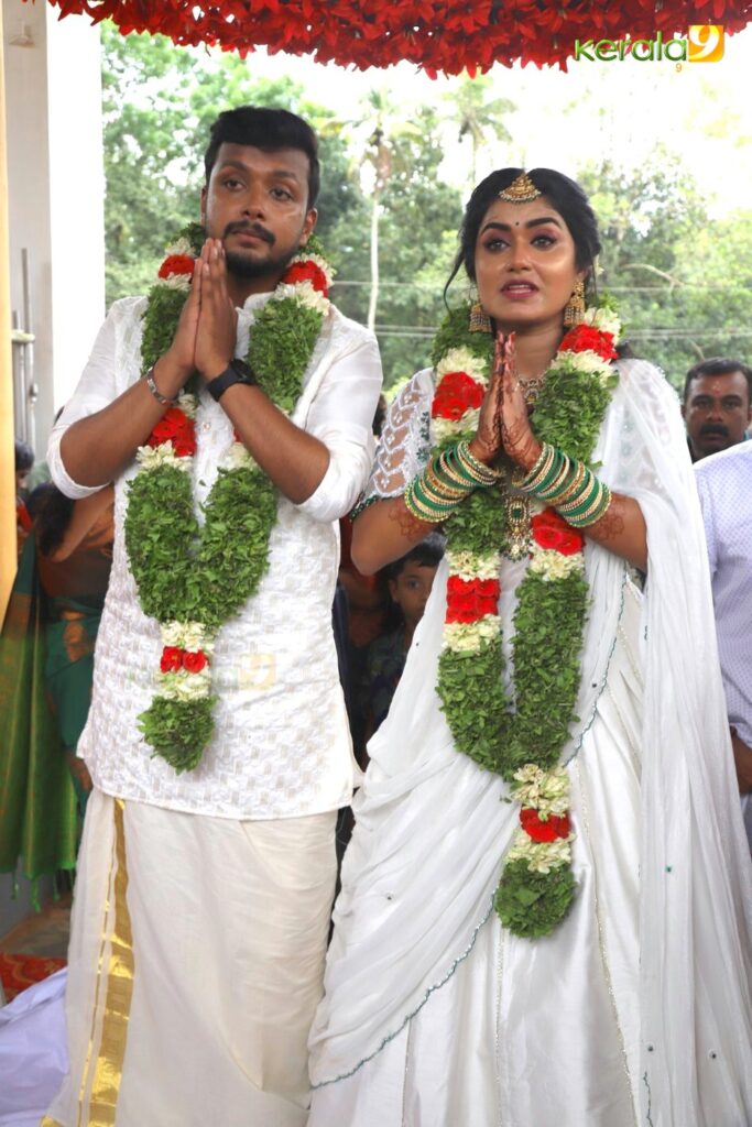 haritha g nair marriage photos 008