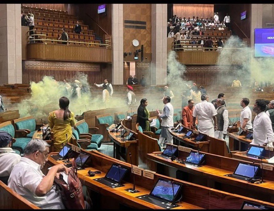 Massive Security Breach at Lok Sabha 2023 - Kerala9.com Massive Security Breach at Lok Sabha 2023