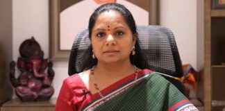 BRS leader K Kavita