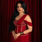 ahana krishnakumar in blood red colour dress photos 007