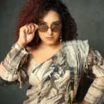 pearle maaney in printed saree photos 004