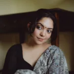 ahaana krishna in jaipuri bagru sanganeri hand print cotton saree photos 017