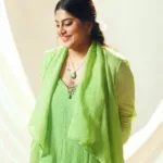manjima mohan in green dress latest style ideas photos 002