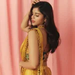 kalyani priyadarshan in mango yellow saree with style ideas photos 004