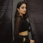 namitha pramod in full black lehenga images