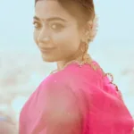 rashmika mandanna in pink salwar suit photos