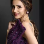 actress trisha in violet gown photos