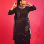 aditi ravi in black churidar photos-003